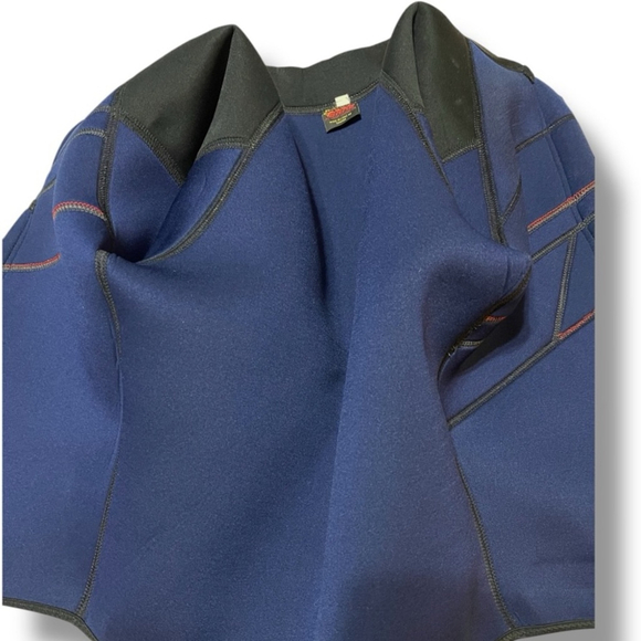 Bare Full Body Wetsuit 2 Piece Women’s Size XL Black, Gray with Red Accents - Picture 13 of 15